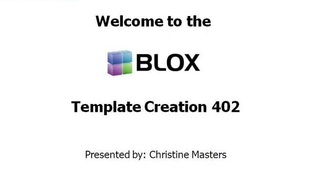 Template Creation